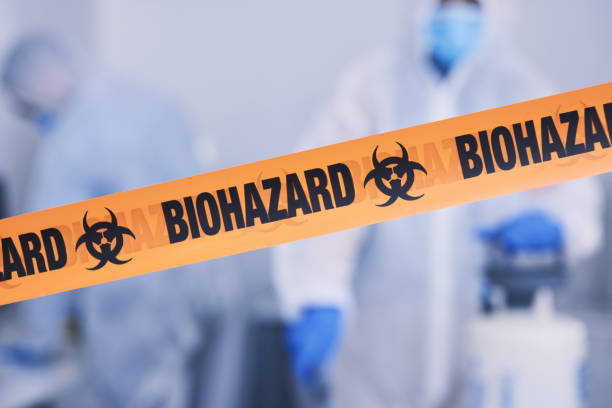 Professional Blood Cleanup technician working in Canton, MA